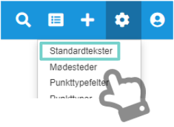 Standardtekster link