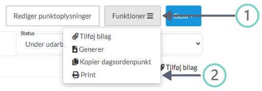 Klik på print
