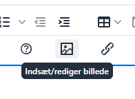 Knap til indsættelse af billede