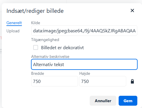 Redigering af billede