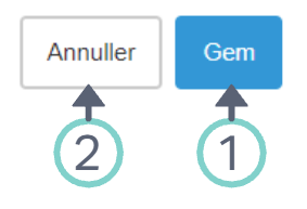 Gem annuller